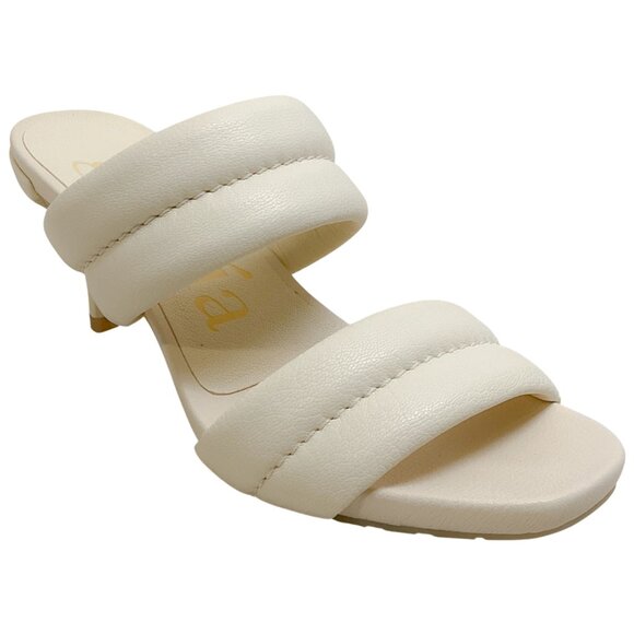 Pedro Garcia Cream Leather Clea Sandals
